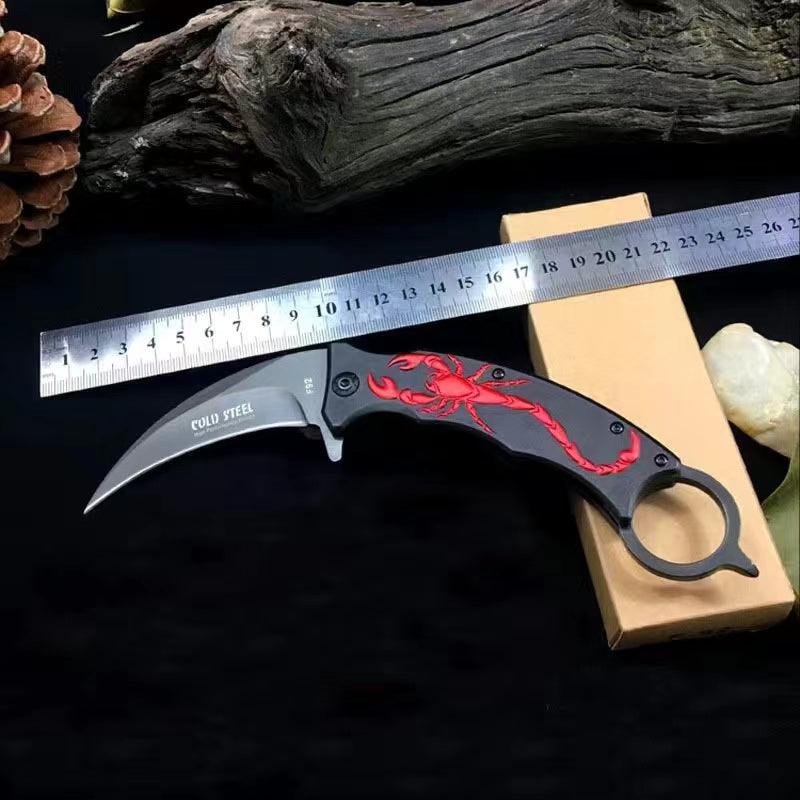 3D Scorpion Folding Claw Knife Tactical Outdoor Camping Survival Tool