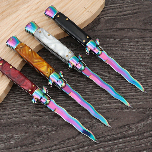 AKC Folding Knife Outdoor High Hardness Knife Wave Folding Knife